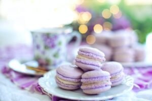 Macarons on a Plate